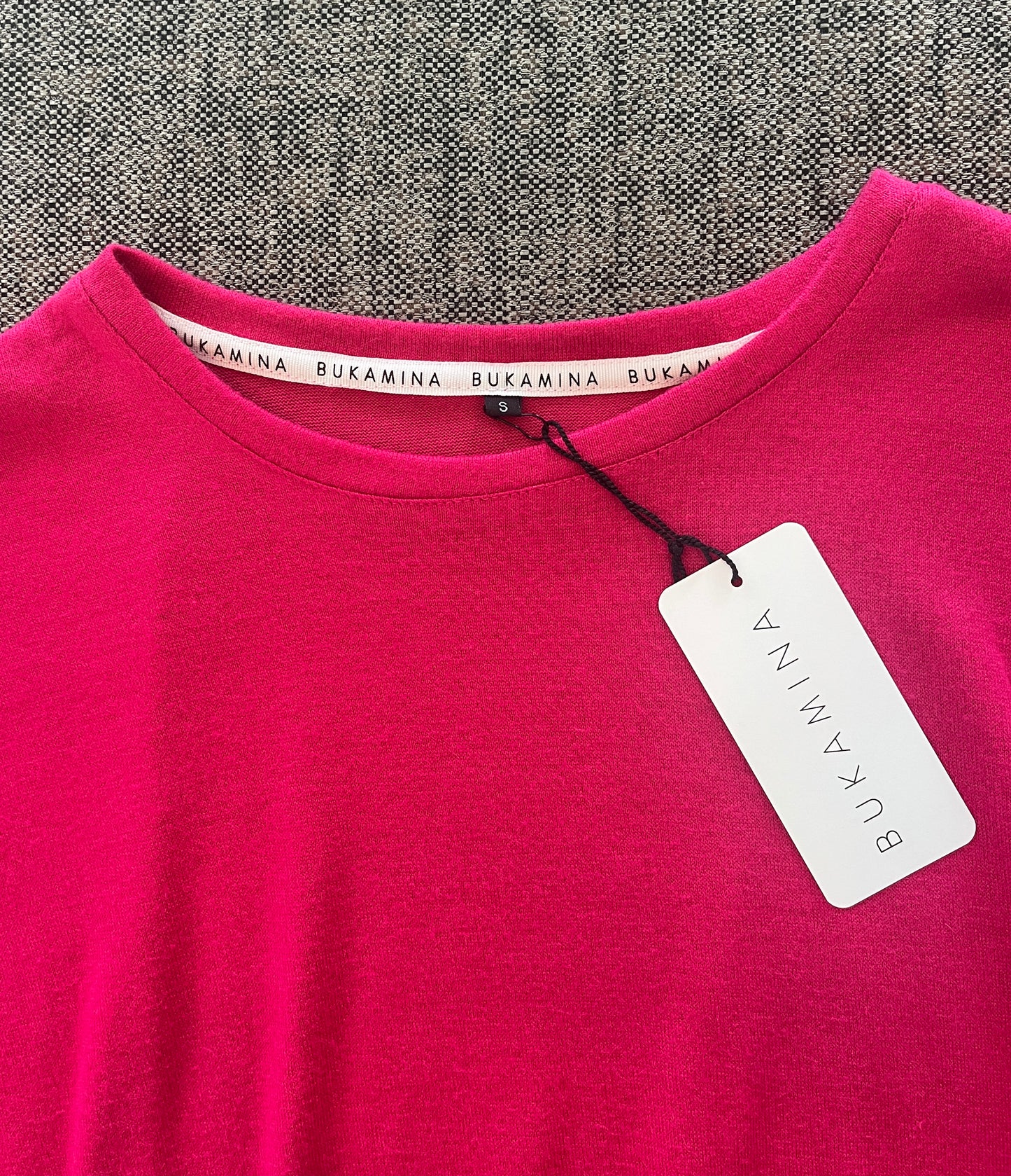 Scarlett Jersey - Pink: Round neck knit