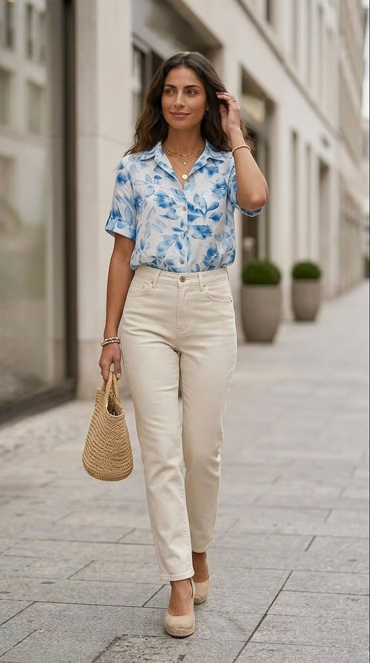 Sammy Shirt - Willow Grove: Short sleeve shirt