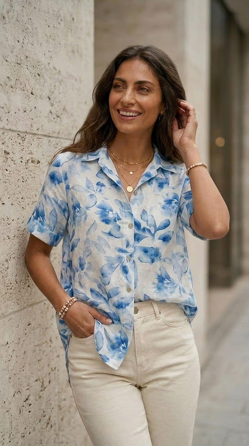 Sammy Shirt - Willow Grove: Short sleeve shirt