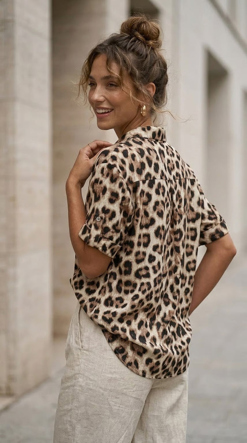Sammy Shirt - Wild Bloom: Short sleeve shirt
