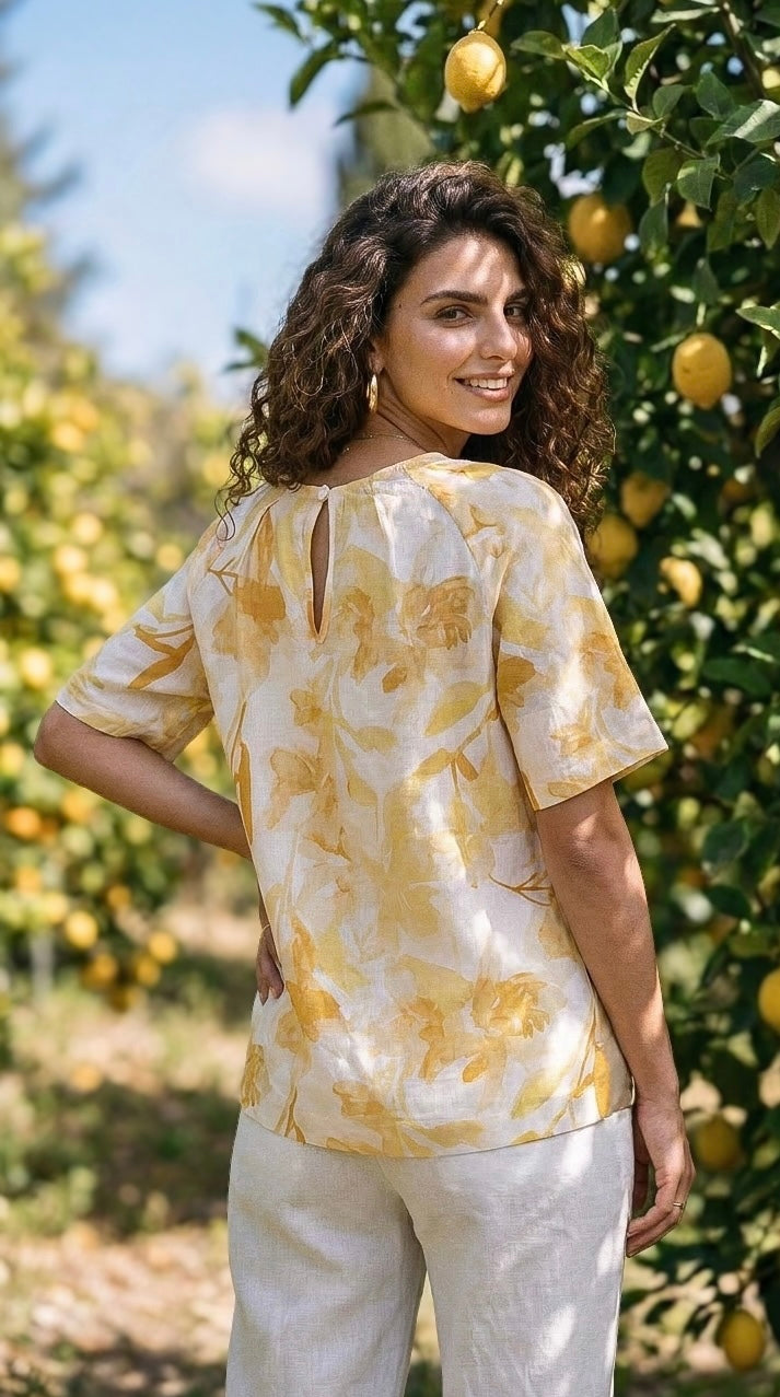 Arlette - Sweet Jungle: Short sleeve blouse
