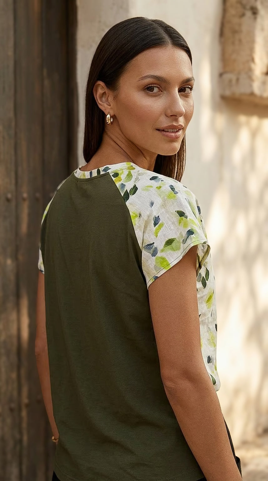Camden - Sugar Petal: Contrast Back Top