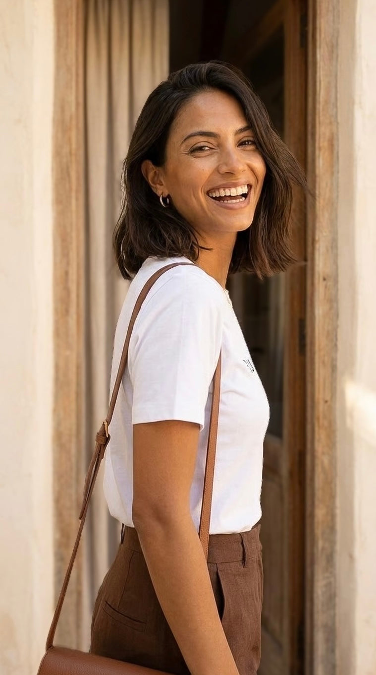 Amalfi - White: Printed t-shirt