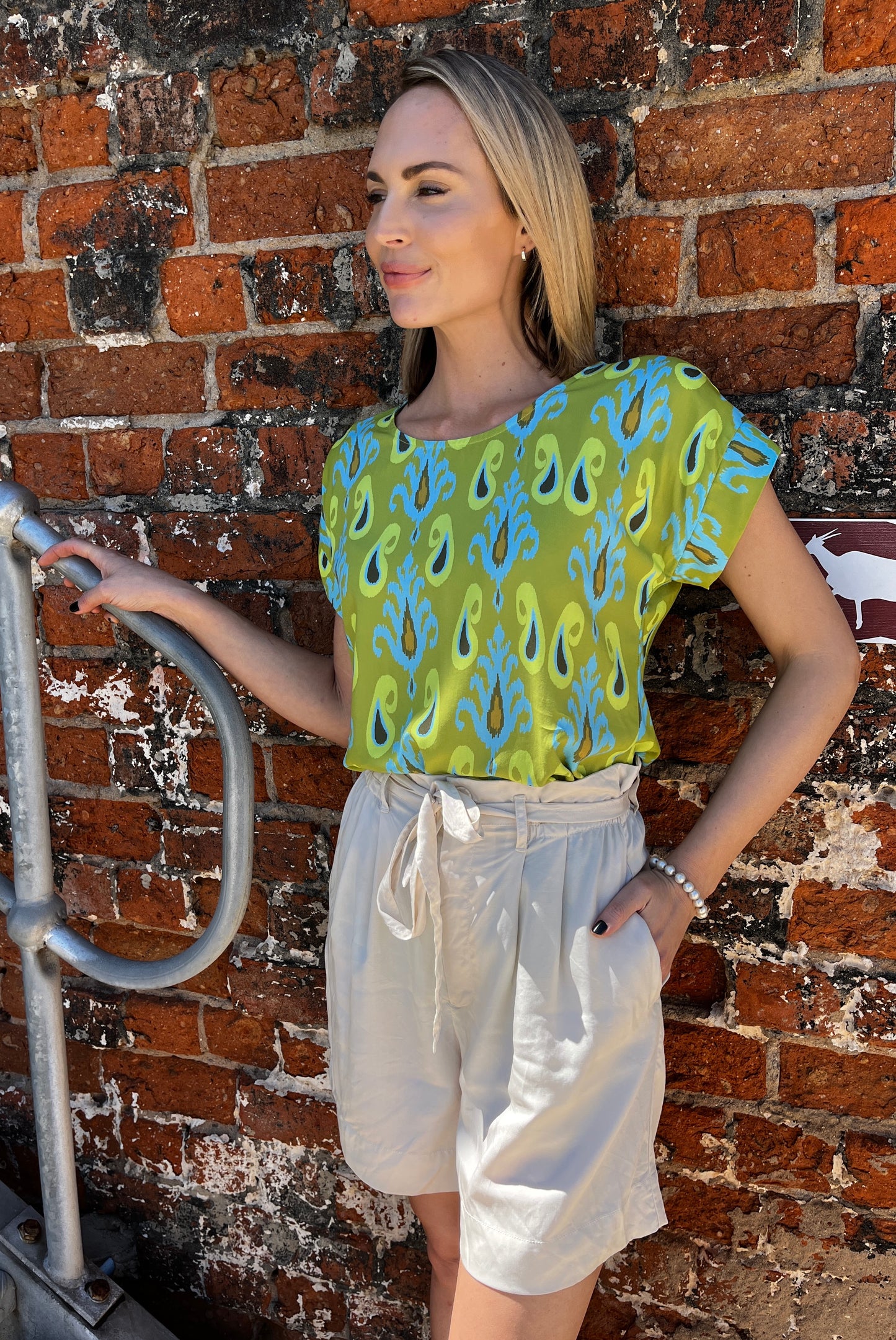 Diana - Blossom Forest: Basic Round-Neck Top