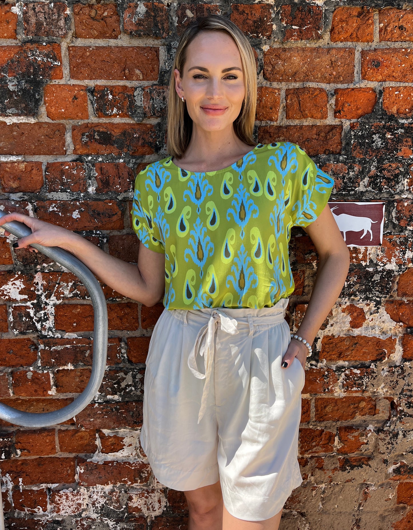 Diana - Blossom Forest: Basic Round-Neck Top