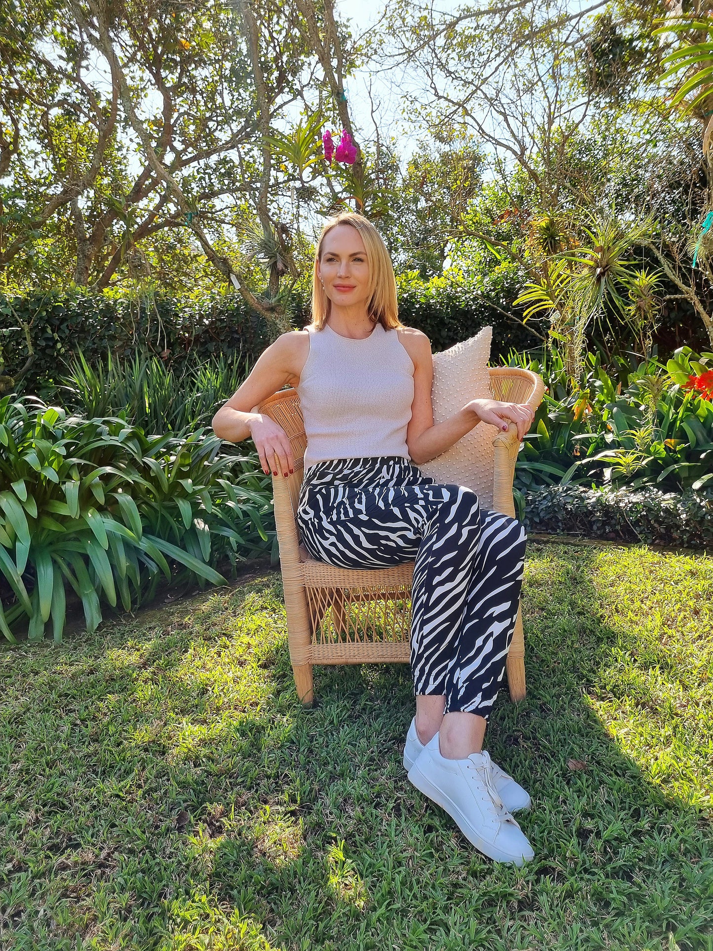 Holly - Zebra: Classic Jogger with elasticated waistband