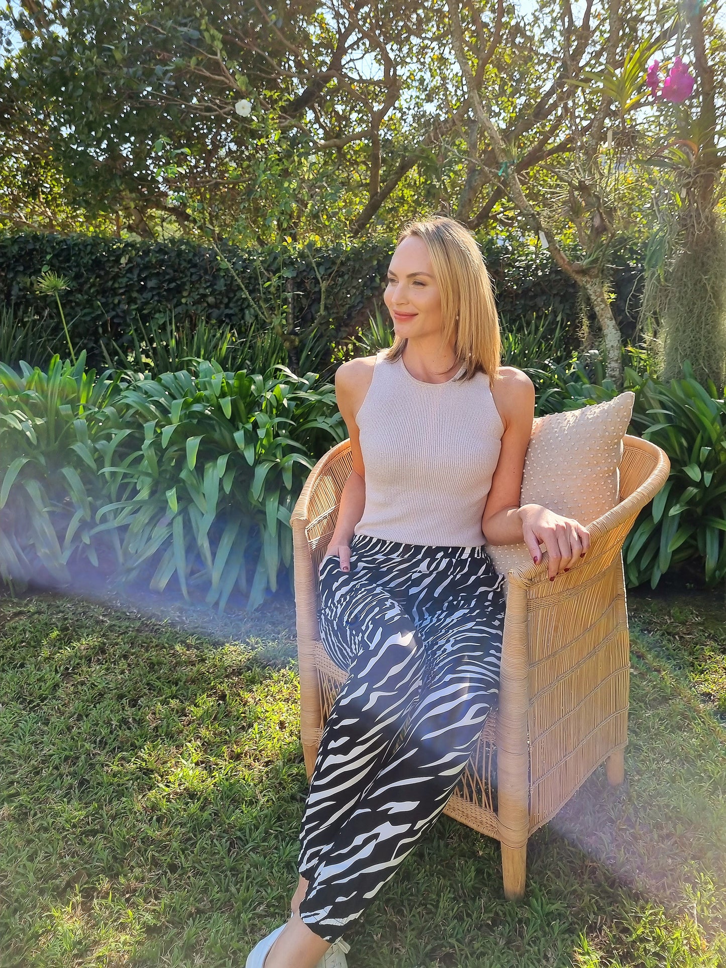 Holly - Zebra: Classic Jogger with elasticated waistband