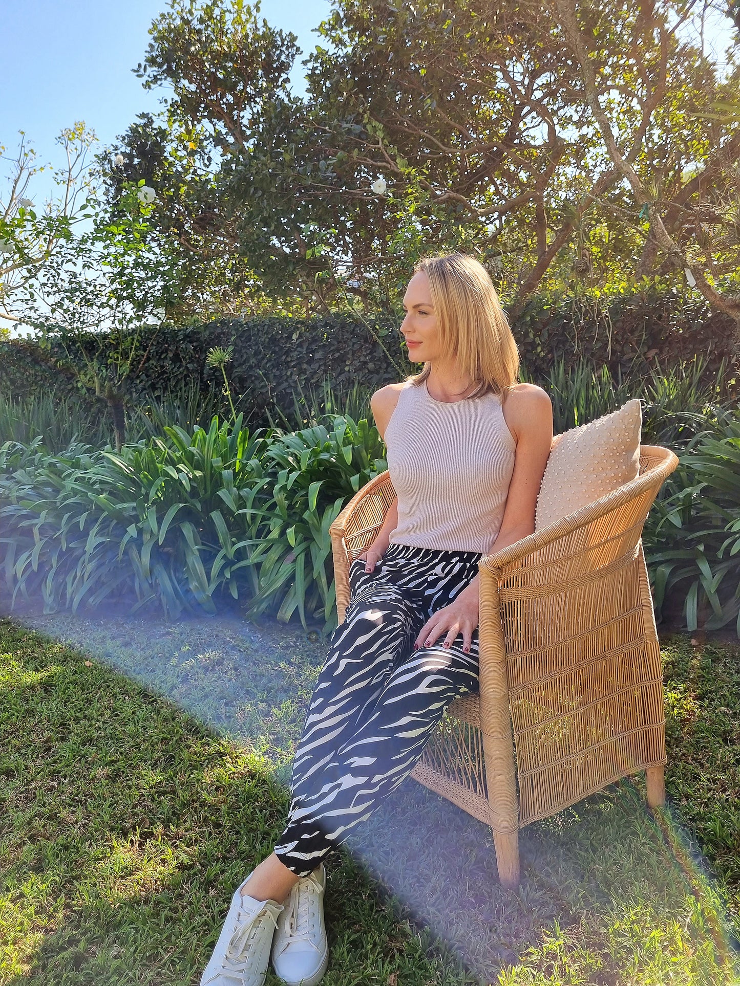 Holly - Zebra: Classic Jogger with elasticated waistband