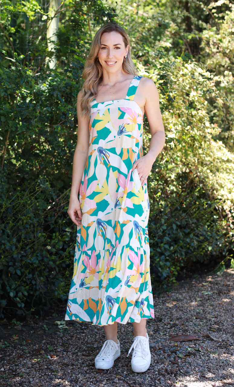 Chiara Dress - Colourful Bloom