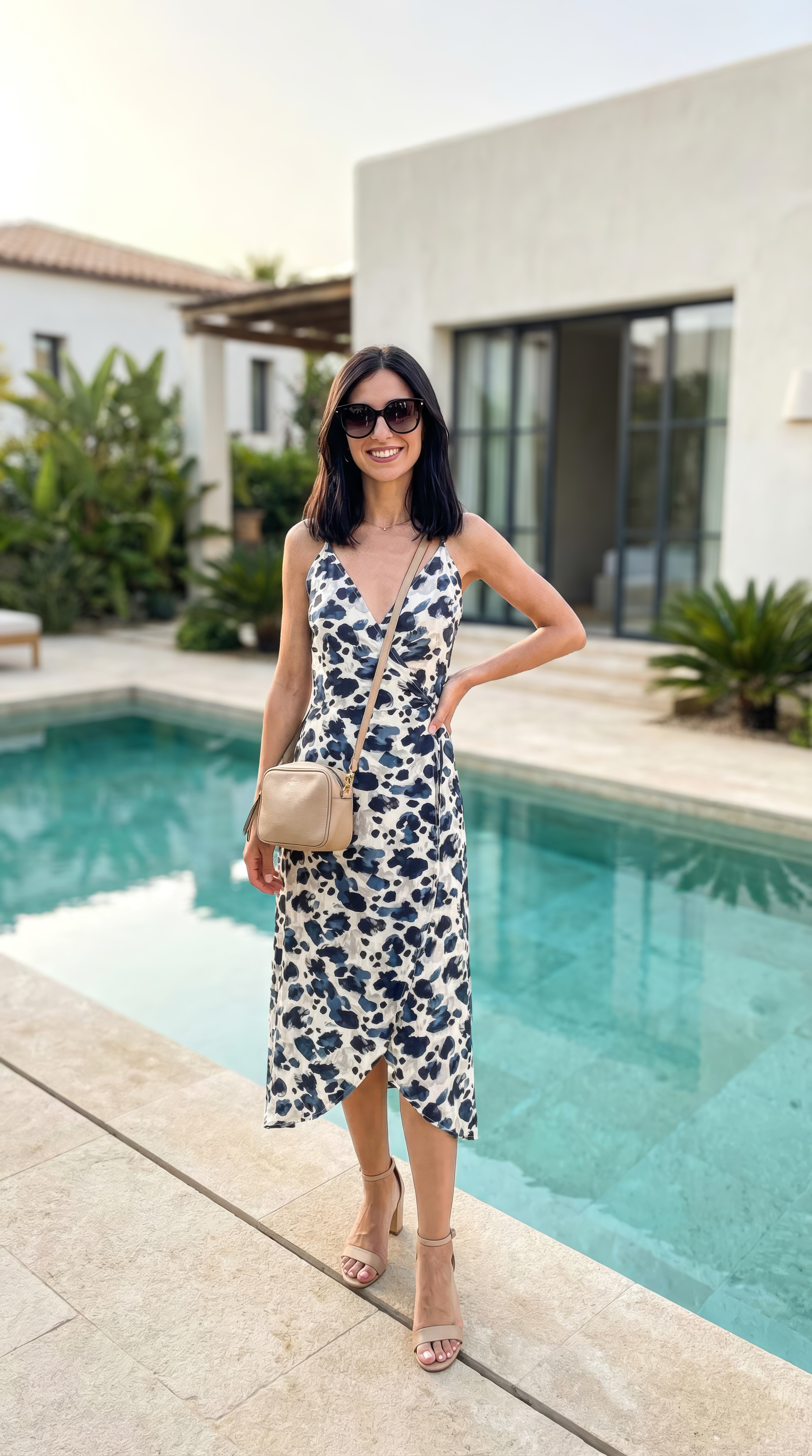 Sofia - Moonhill: Strappy wrap dress