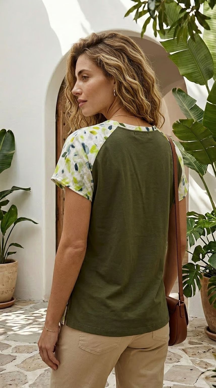 Camden - Sugar Petal: Contrast Back Top