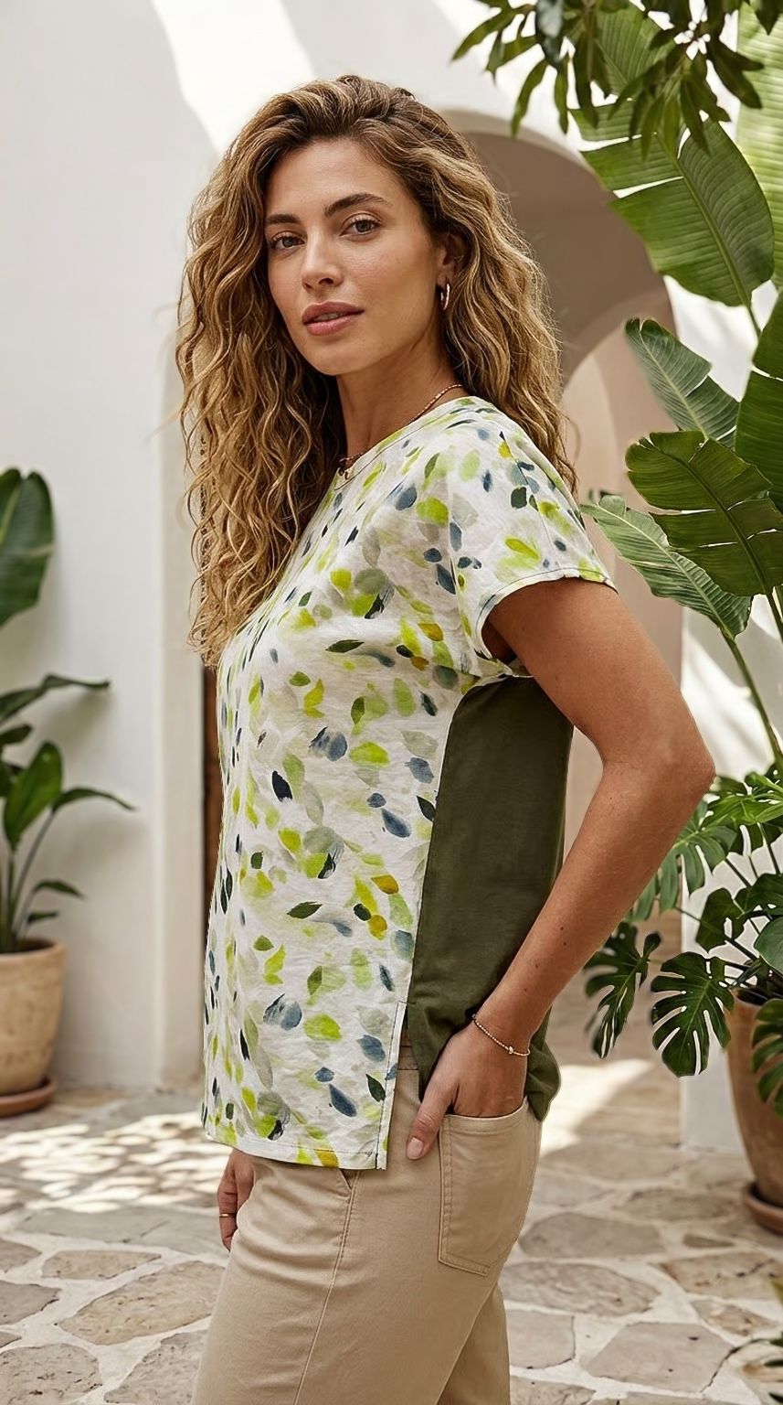 Camden - Sugar Petal: Contrast Back Top
