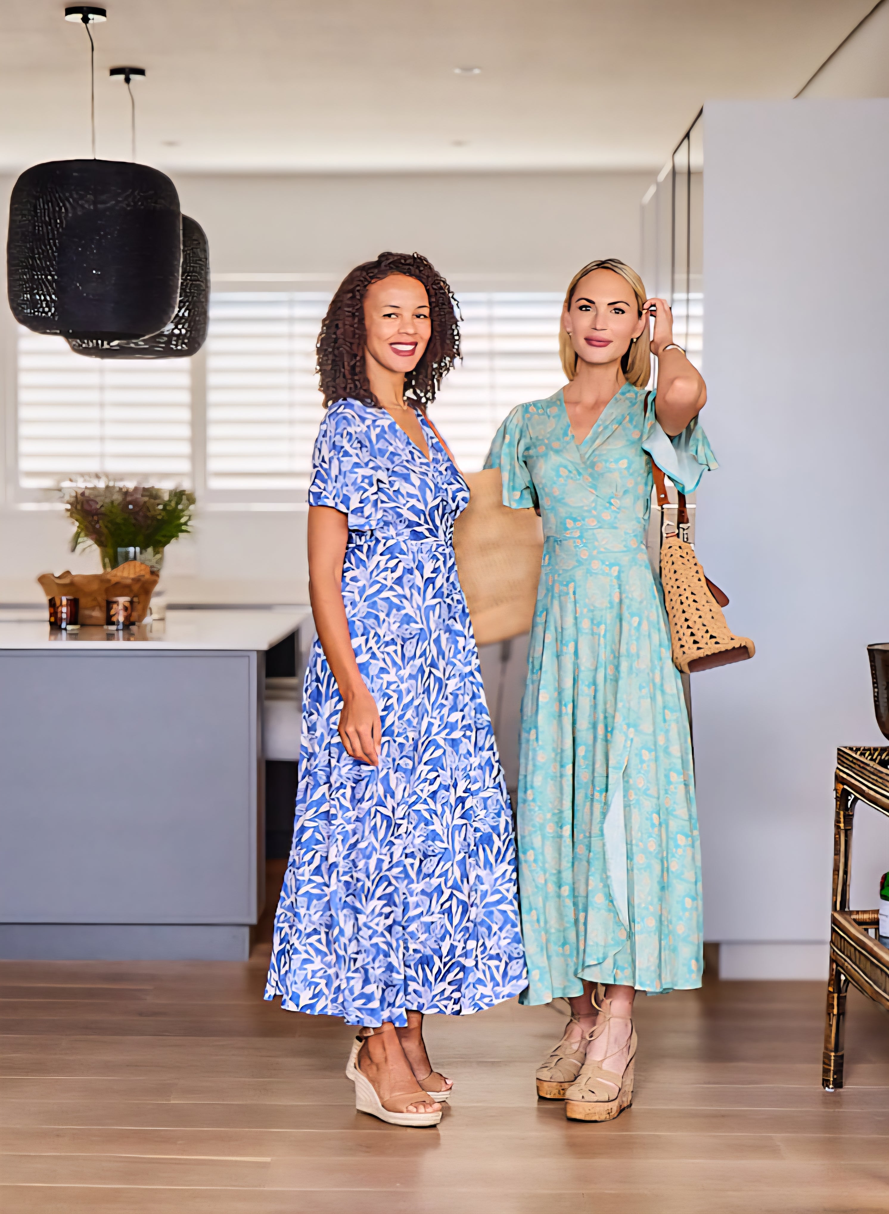 Bonny - The Tropics: Maxi Wrap dress