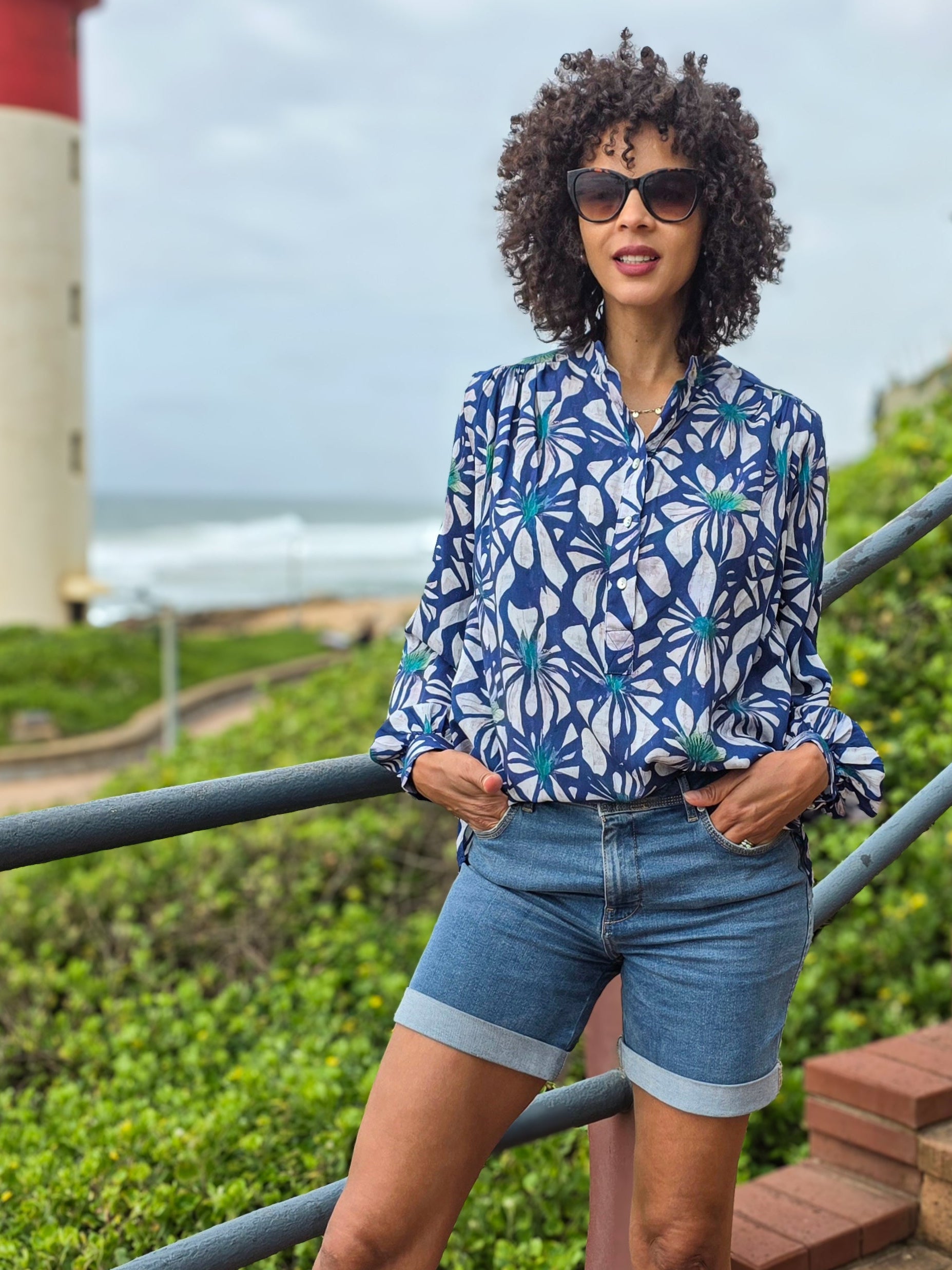 Chelsea - Twilight: Button up placket shirt