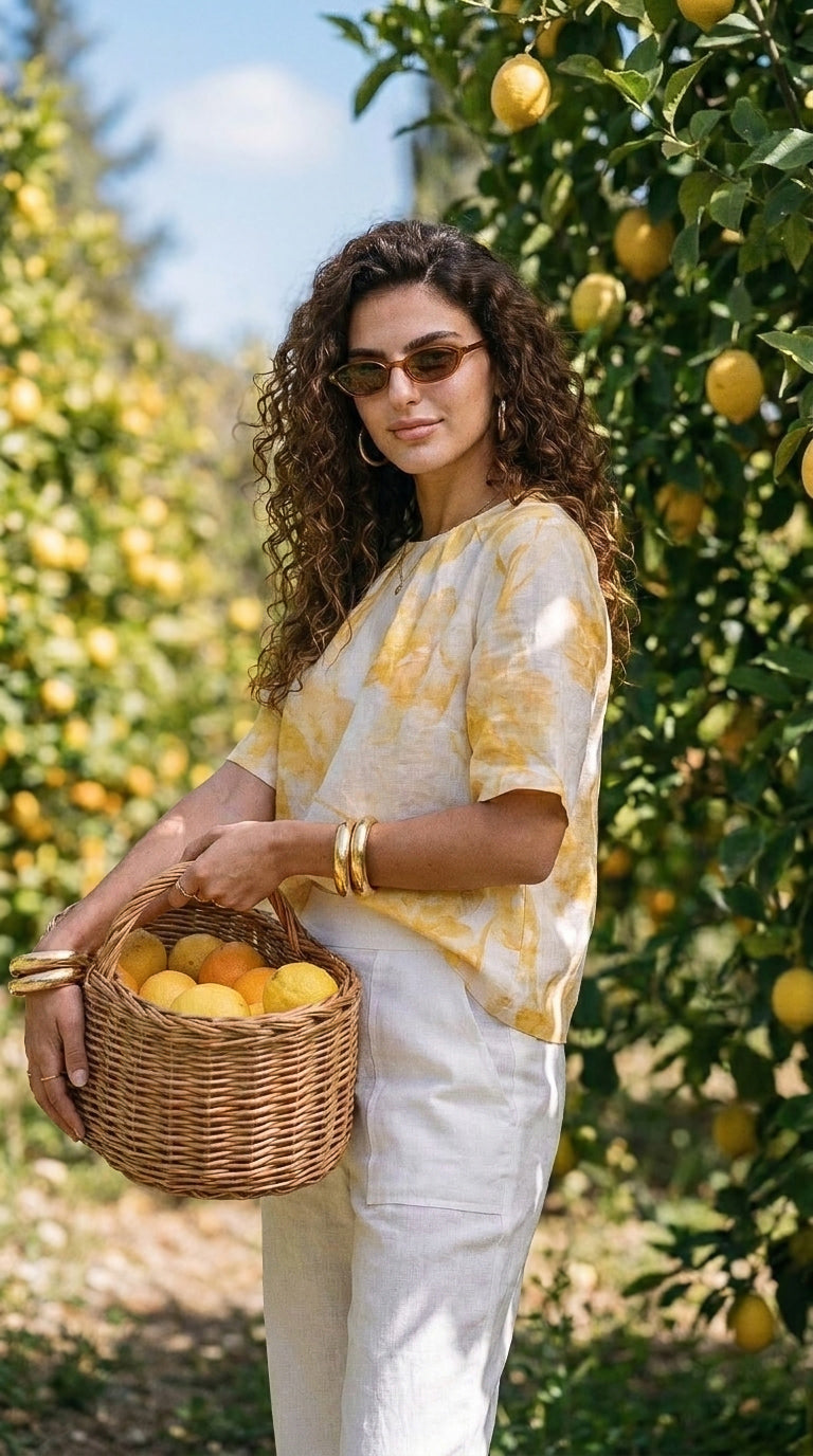 Arlette - Sweet Jungle: Short sleeve blouse