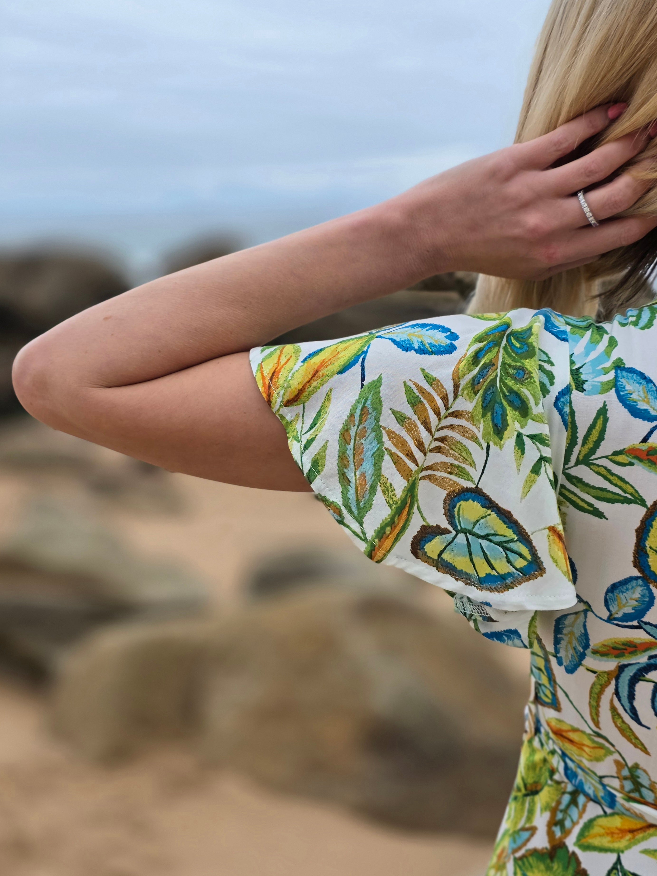 Bonny - Hidden Haven: Maxi Wrap dress