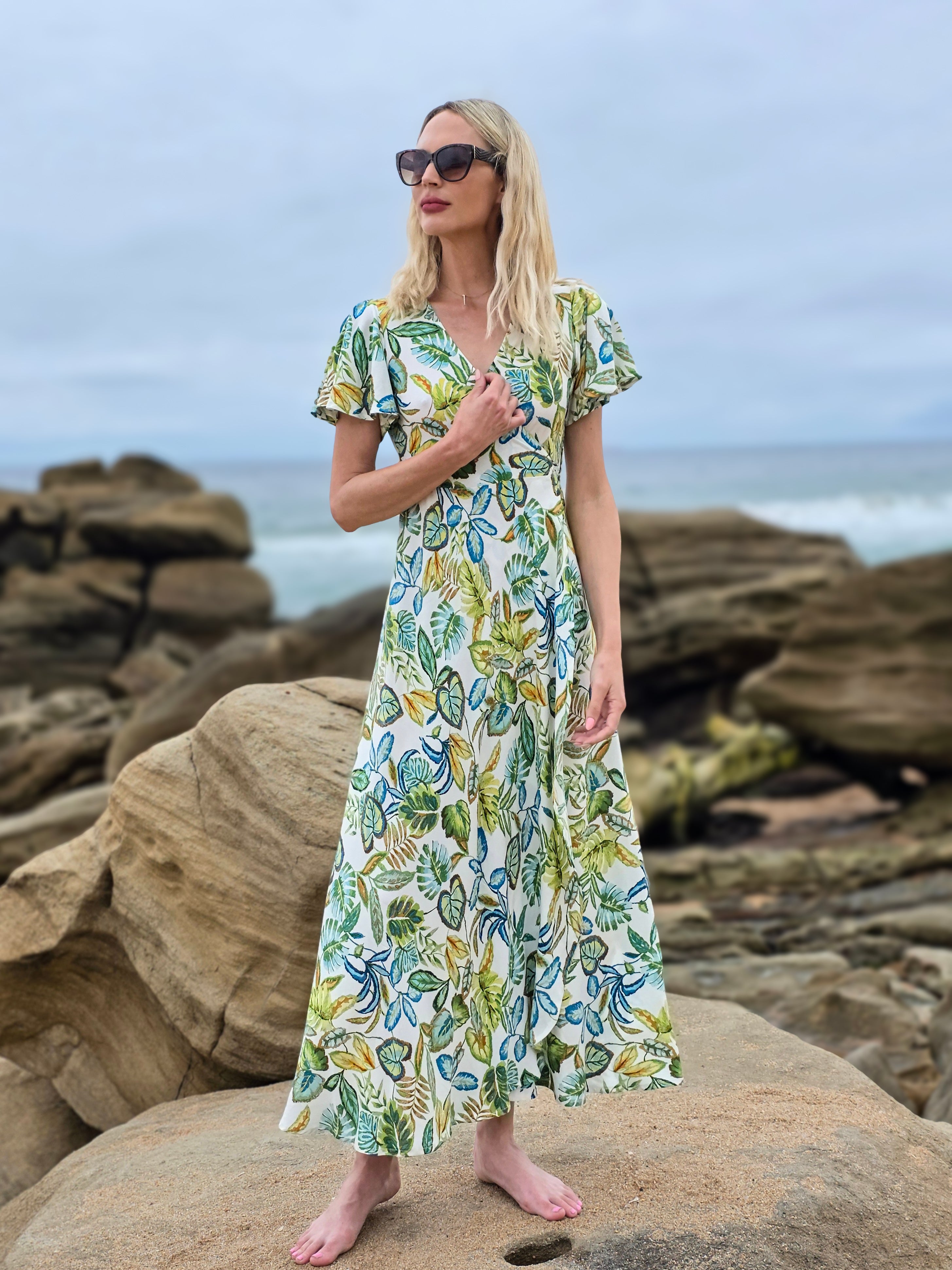 Bonny - Hidden Haven: Maxi Wrap dress