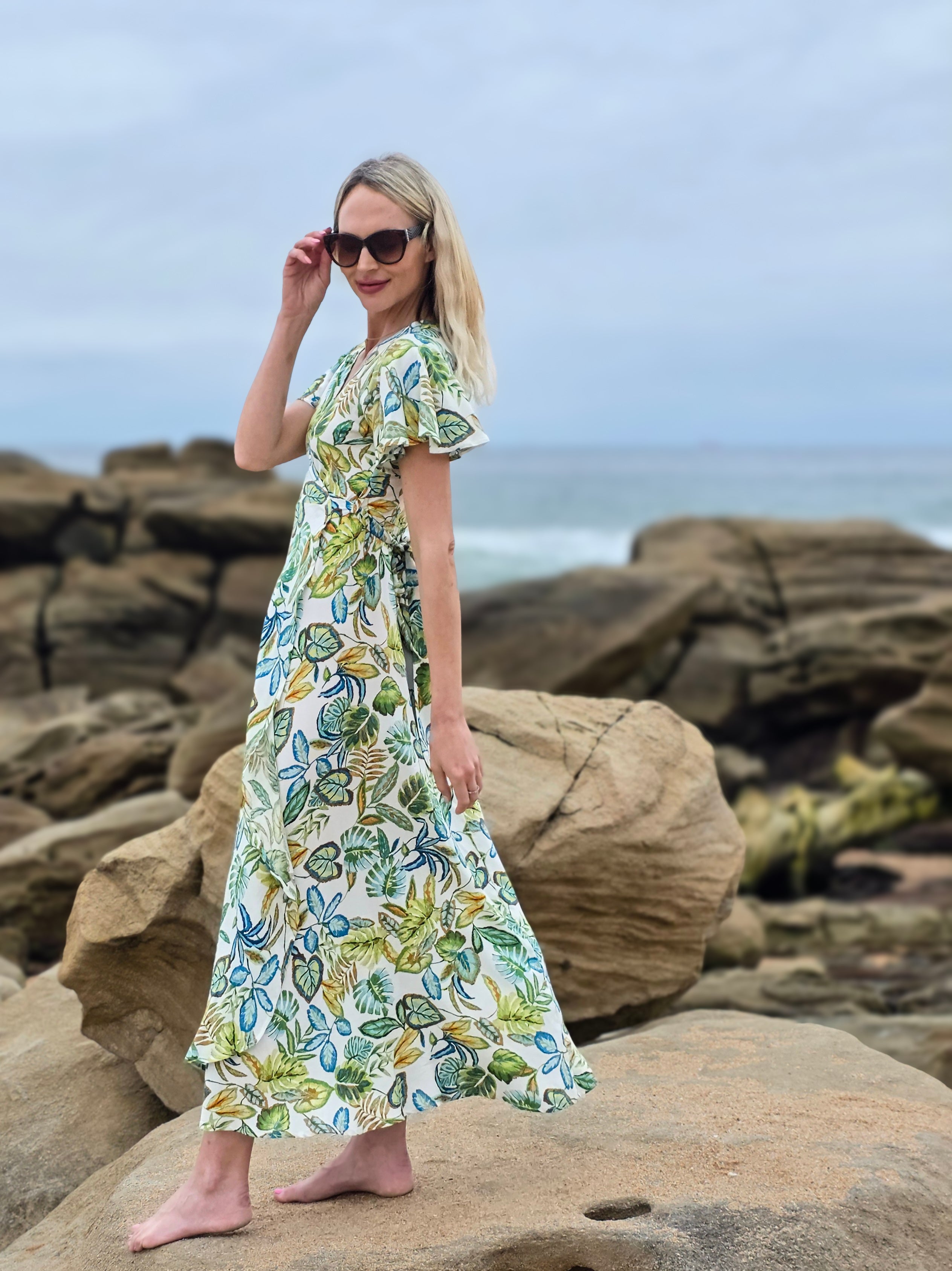 Bonny - Hidden Haven: Maxi Wrap dress
