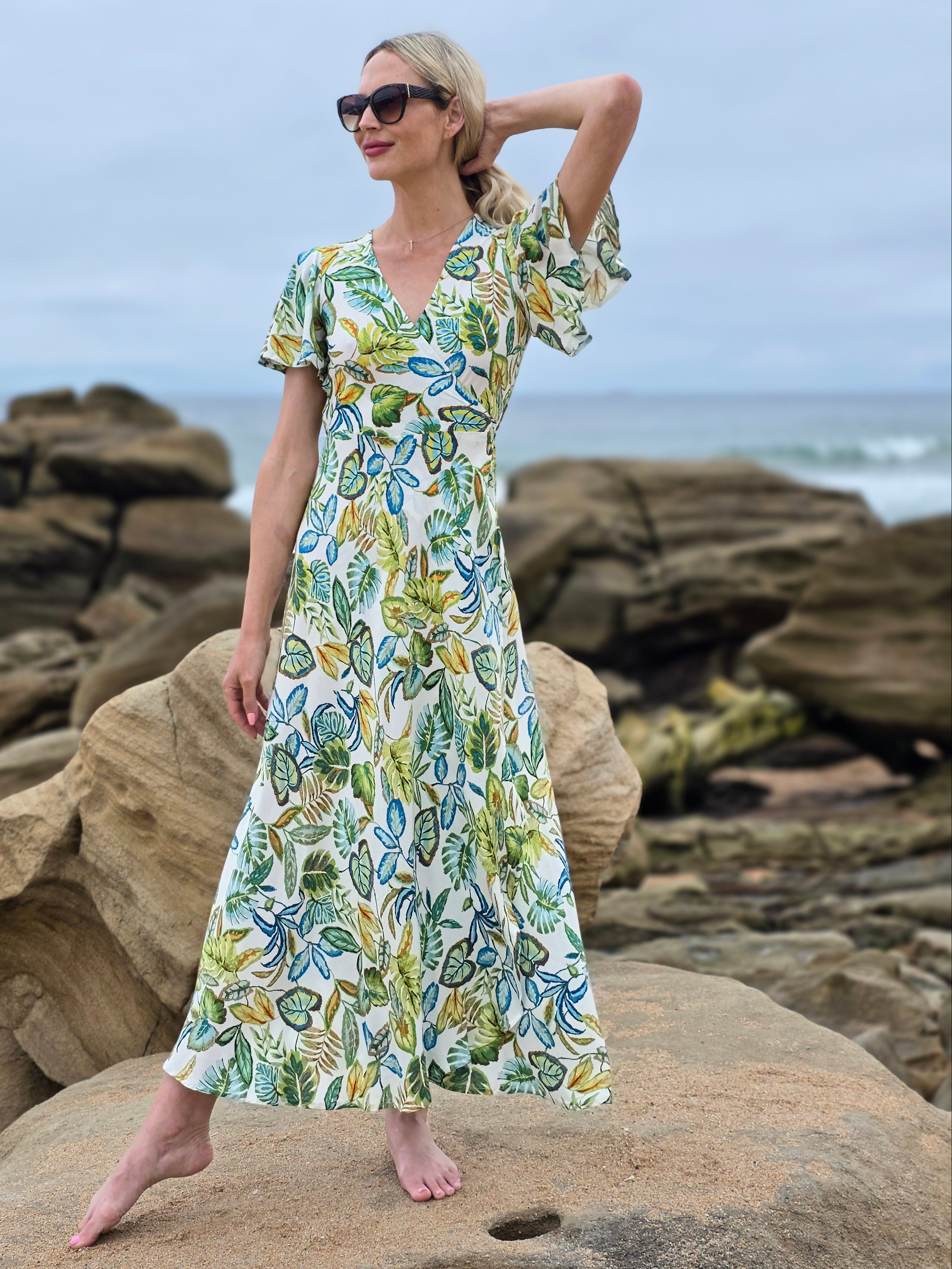 Bonny - Hidden Haven: Maxi Wrap dress