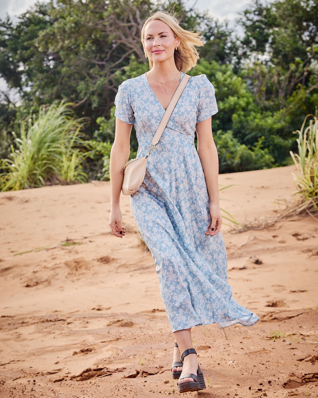Bonny - Slumber: Maxi Wrap dress