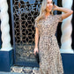 Iris - Golden Dreams Stone:  Classic Maxi Shirt Dress