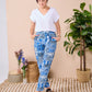 Gia - Fantasy Island: Classic pants with elasticated waistband and straight leg