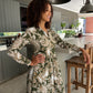Maddison Maxi - Winter Dreams:  Button-up Collared Tiered Maxi Dress