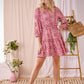 Tash - Pink Horizon: Tiered mini dress