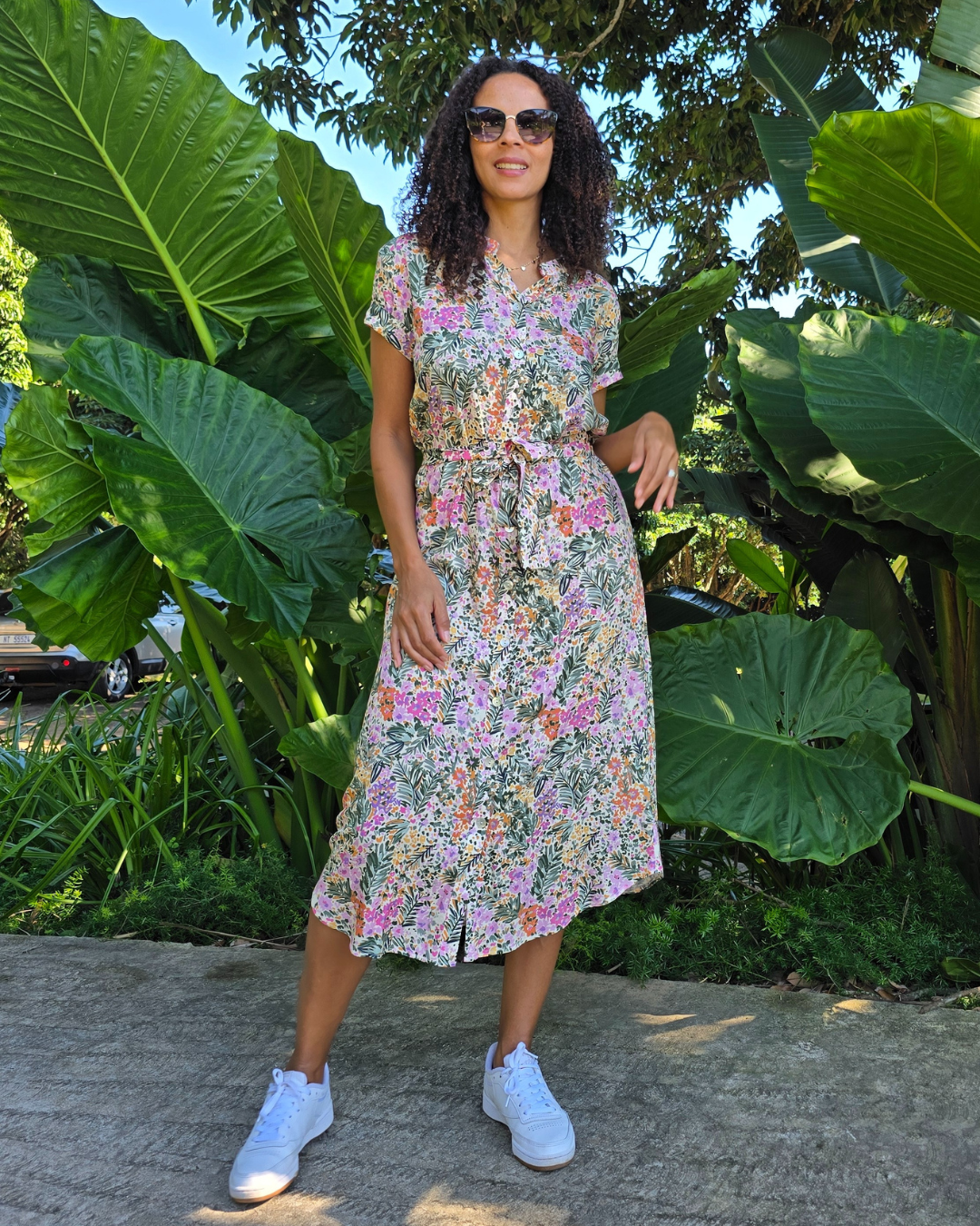 Iris - Whisper Bamboo: Classic Button up Maxi Shirt Dress