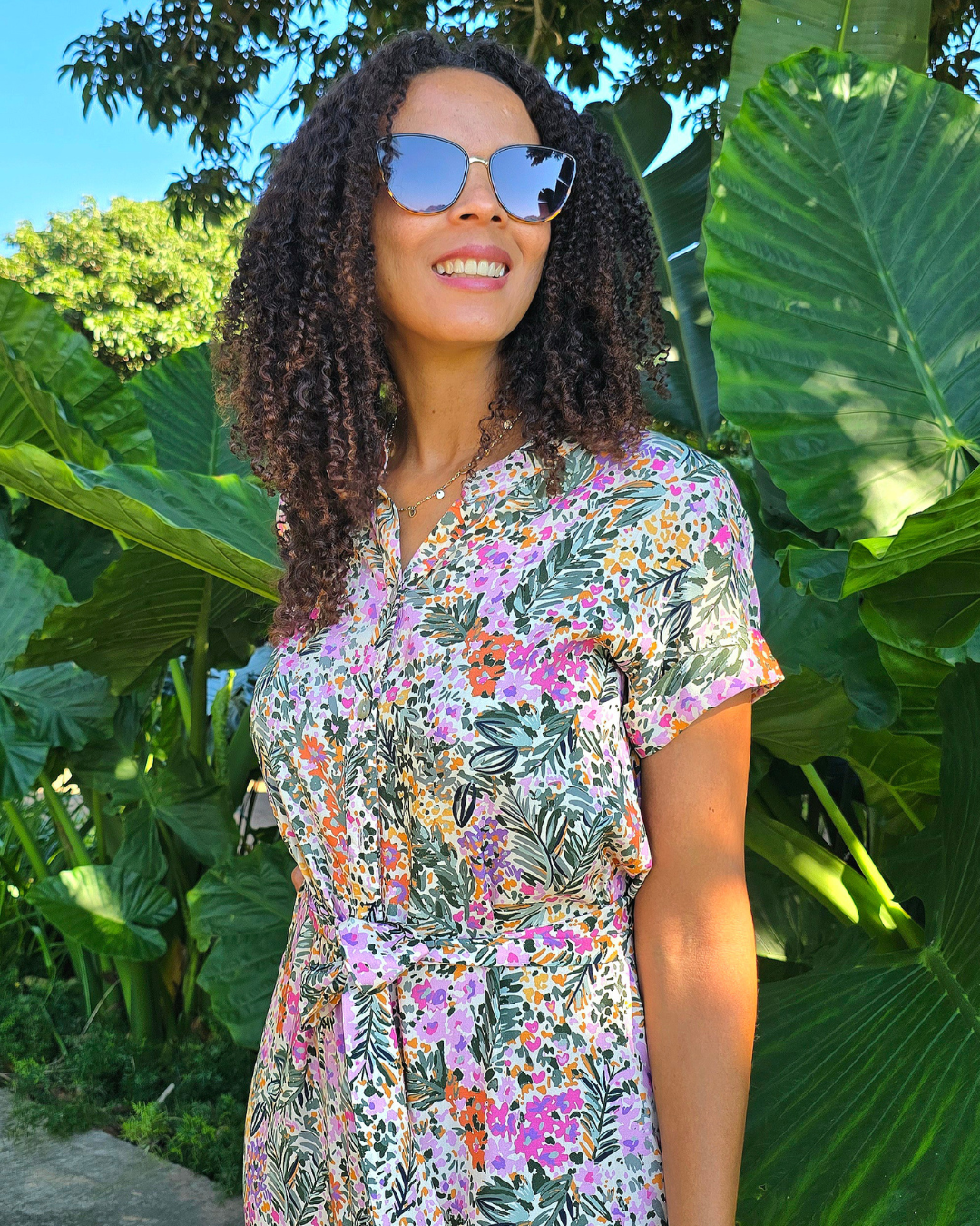 Iris - Whisper Bamboo: Classic Button up Maxi Shirt Dress
