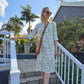 Scarlet - Botanical Bliss: Classic maxi shift dress