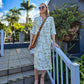 Scarlet - Botanical Bliss: Classic maxi shift dress
