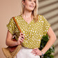 Faye - Zen: V-neck top with binding detail