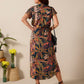 Iris - Leopard Jungle: Classic Button Up Maxi Shirt Dress