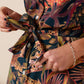 Iris - Leopard Jungle: Classic Button Up Maxi Shirt Dress