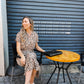 Iris - Golden Dreams Stone:  Classic Maxi Shirt Dress