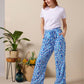 Maple - The Rainy: Wide leg full length pants with tie detail