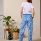 Maple - The Rainy: Wide leg full length pants with tie detail