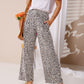 Caprice - Fiesty Leopard: Wide Leg pants with Elasticated waistband