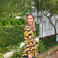 Blake - Secret Jungle:  Button - up long sleeve collared dress