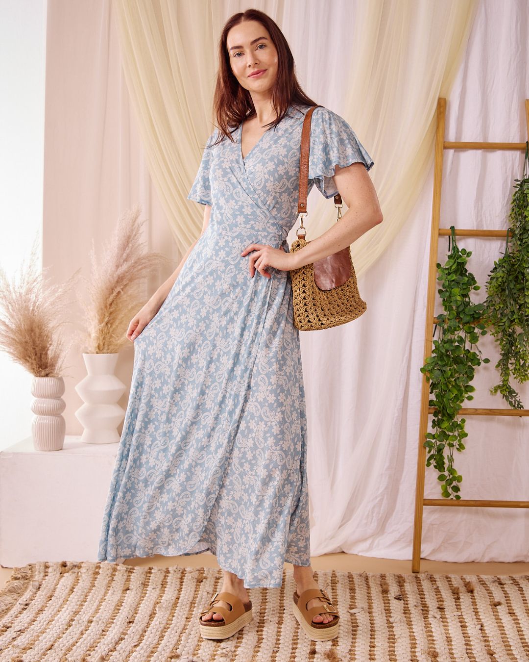 Bonny - Slumber: Maxi Wrap dress