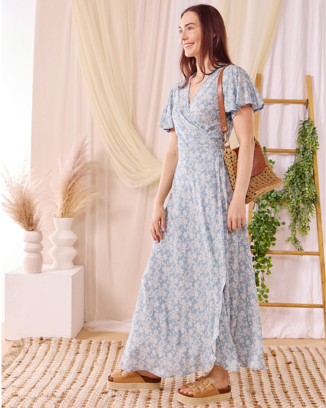 Bonny - Slumber: Maxi Wrap dress