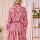Tash - Pink Horizon: Tiered mini dress