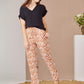 Gia - Lush: Classic pants with elasticated waistband and straight leg