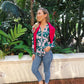 Alice - Pretty Lovely Green:  Button-up mandarin collar shirt