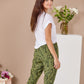 Gia - Breeze: Classic pants with elasticated waistband and straight leg