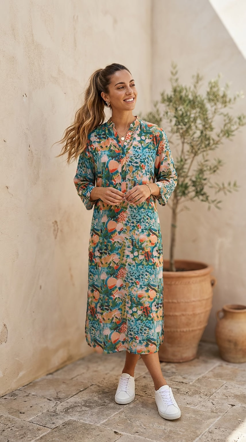 Ophelia - Lavish: Classic Midi Shirt dress