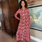 Maddison Maxi - Orient Express:  Button-up Tiered Maxi Dress