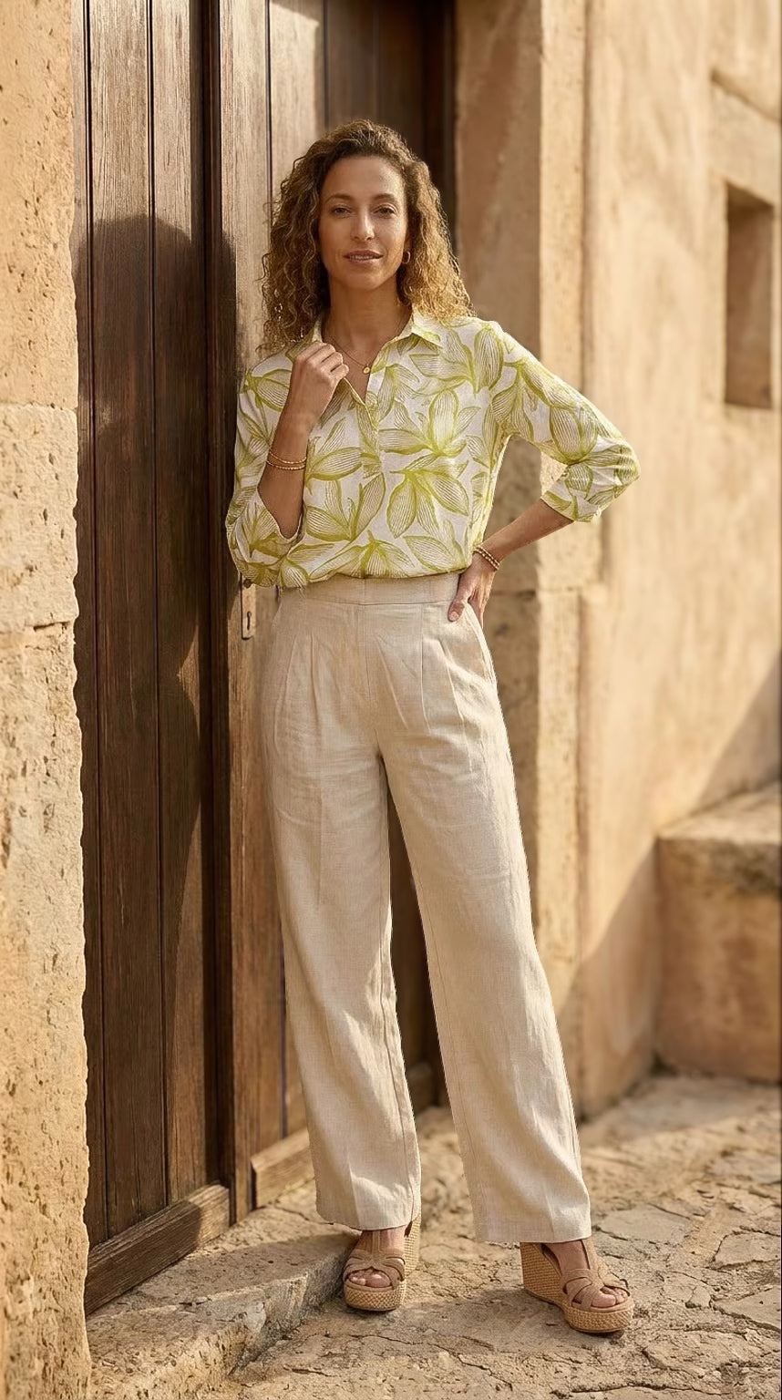 Melinda - Savannah Meadow: Relaxed fit shirt