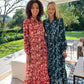 Maddison Maxi - Orient Express:  Button-up Tiered Maxi Dress